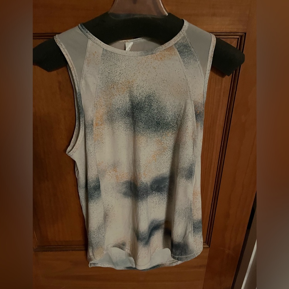 lululemon athletica Speckled Tank Top in Green and Orange